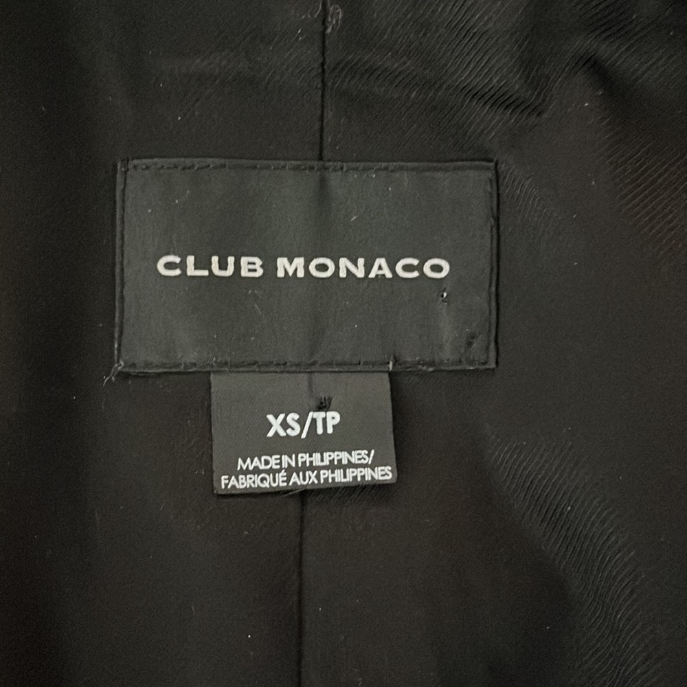 Club Monaco Lacarra Moto Jacket size XS - Picture 9 of 10
